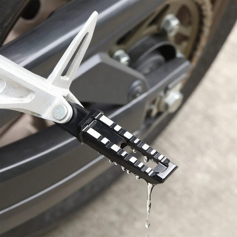 Pedales reposapiés traseros reposapiés pasajero estriberas para Suzuki SV650X 2018-2024 Foto 4 de 4