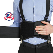 Fajas Para Hombres De Trabajo Soporte Con Tirantes Cinturones Ajustables Strap,L