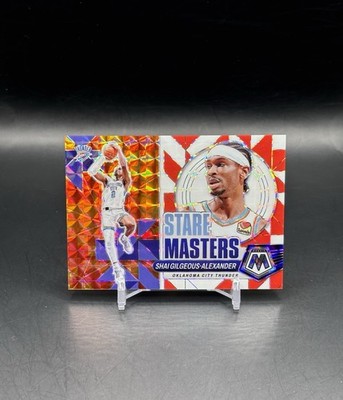 JERSEY NUMBER MATCH 2/25 Shai Gilgeous-Alexander 2023 Mosaic Stare Masters White