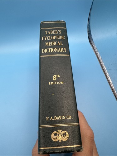 Vintage 1959 Taber's Cyclopedic Medical Dictionary by Clarence Wilbur Taber - Imagen 2 de 10