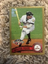 2011 Topps Update Series - All-Star Hunter Pence #US304 Gold Serial /2011
