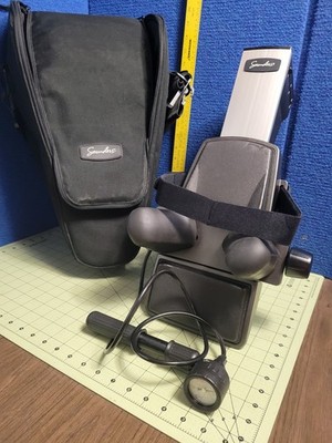 Saunder Cervical Traction Device w/ Pump, Instructions, & Deluxe Carrying Bag