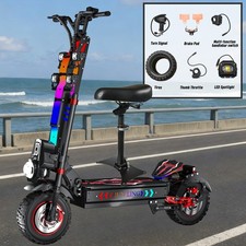 NFC Off-Road Electric Scooter Adults 10000W 60V 40Ah 55MPH with Seat Accessory