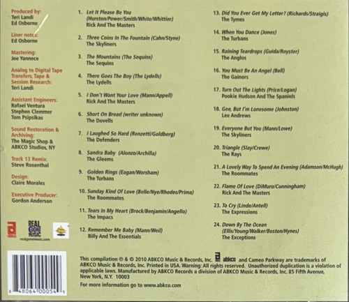 Remember Me Baby-Cameo Parkway Vocal Groups, Vol. 1 by Various (CD, 2012 ABKCO) - Foto 2 di 2