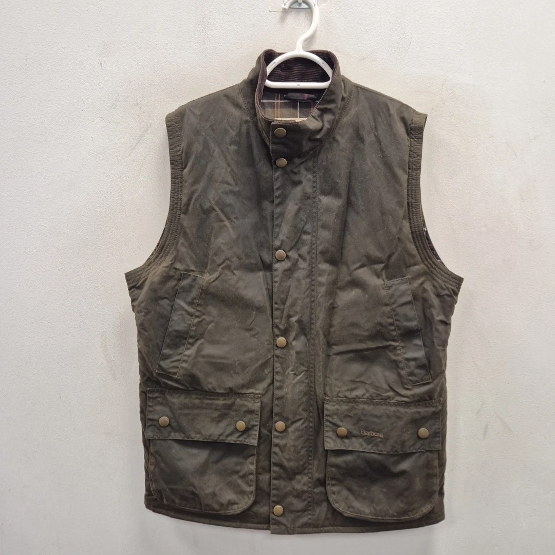 Barbour Westmorland Sporting Wax Waterproof Hunting Country Gilet Vest Large
Opens in a new window o