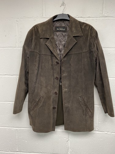 Ben Sherman, Vintage Ben Sherman Super Soft Brown Suede Jacket Coat Size 46”.PT