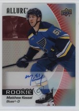 2023-24 Upper Deck Allure Rookies Red Rainbow Matthew Kessel #124 Auto 0n64