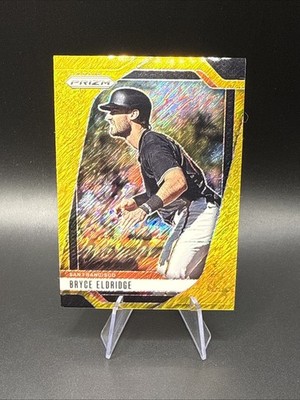2025 Panini Prizm - Bryce Eldridge /7 Gold Shimmer #37 San Francisco Giants SP