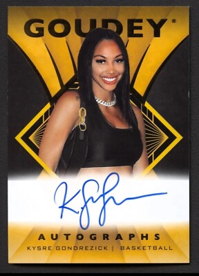 2023 UD Goodwin Champions Goudey Kysre Gondrezick GA-KG RC Auto Rookie