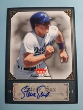 Steve Sax Authentic Signature 2004 Fleer #88 Greats Of The Game High Grade NM
