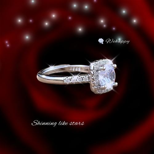 2025 Engagement Couples Wedding Ring Promise Women Girls Gift Essential Top Sell - Picture 11 of 18