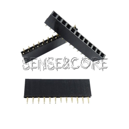 5/10/20/50/100Stks 2.54mm Pitch 12Pin Header Single Row Female Straight Strip - Bild 10 von 18