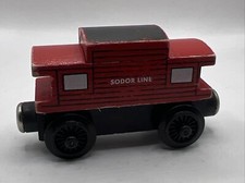 Thomas Friends Wooden Train SODOR LINE CABOOSE 1st Edition Flat Magnets/Staples
