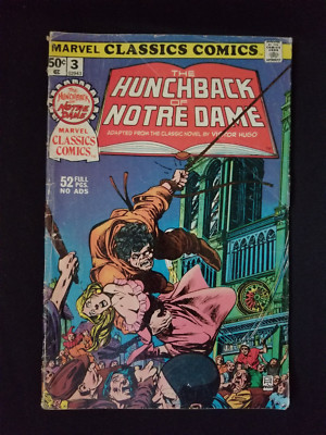 The Hunchback of Notre Dame #3 - 1976 Marvel Classics Comics - Good