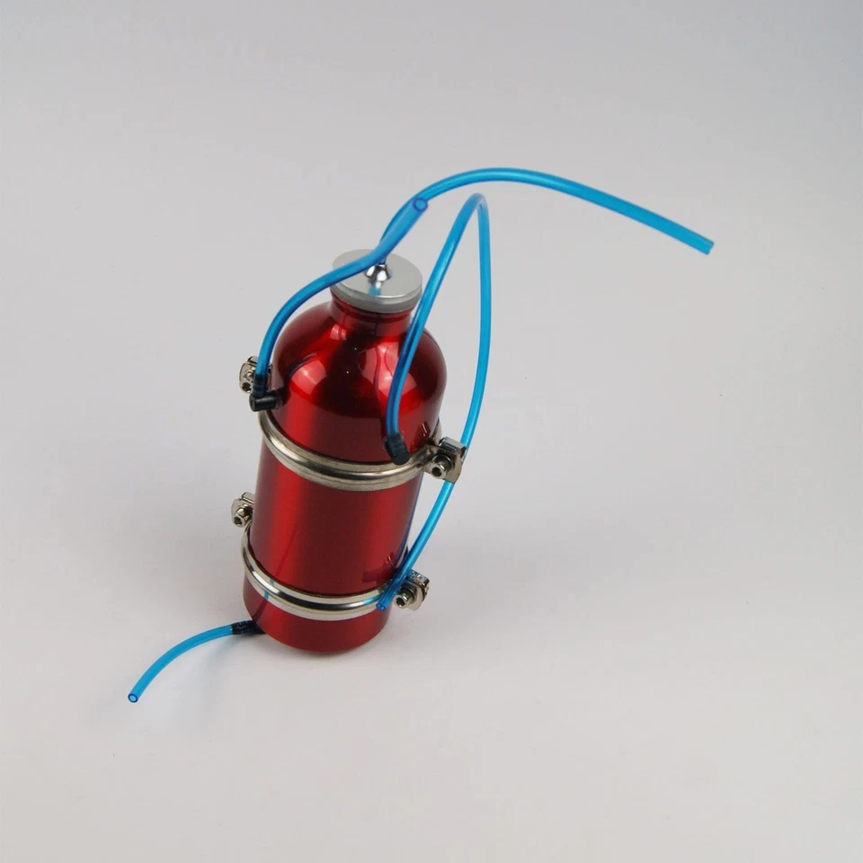 Tanque de combustible de metal rojo 600 ml para bote de gasolina RC Atomik C1 Aquacraft Rio 1588 23-30,5 cc Foto 4 de 4