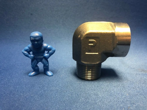 Parker 3/4 CD-SS Stainless Steel Street Elbow 90° 3/4-14 NPTF/NPTF