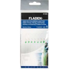FLADEN Sabiki Rig Herring 6 Haken Gr.14 Heringsvorfach Herings-Rig Heringvorfach