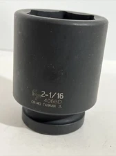 Grey Pneumatic 4066D 1" Drive 2-1/16" 6-Point Deep Impact Socket  NEW