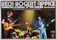 Beck, Bogert, Appice, - Live In Concert, MüNchen 1973 | Konzertplakat | Poster
