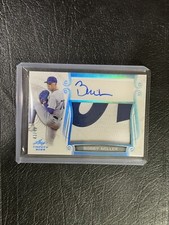 Bobby Miller 2023 Leaf Trinity Baseball Jumbo Patch Auto /49 RC Dodgers