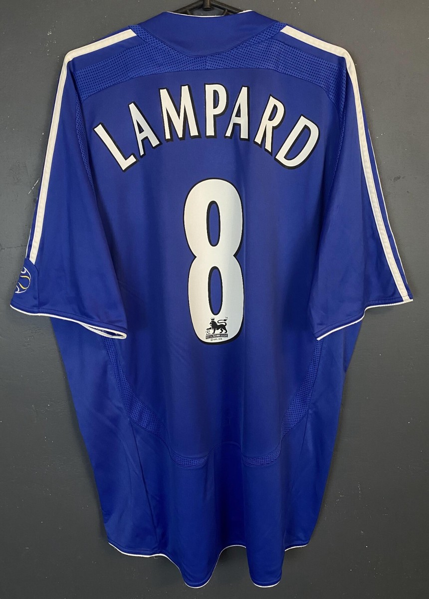 FRANK LAMPARD #8 MEN'S FC CHELSEA 2006/2007 SOCCER FOOTBALL SHIRT