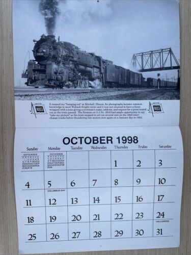 The Wabash Railroad Historical Society 1998 Calendar - Picture 3 of 3
