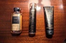 Bath and Body Works INTO THE NIGHT 3pc Set. Fragrance Mist, Body Wash  Cream.
