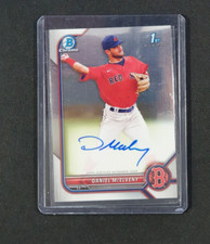 2022 BOWMAN CHROME DANIEL MCELVENY 1ST AUTO #CPA-DMY RED SOX 1ST BOWMAN AUTO