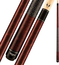 Viking Valhalla VA120 Pool Cue – Red Maple 58" 2-Piece Billiard Stick w/Warranty