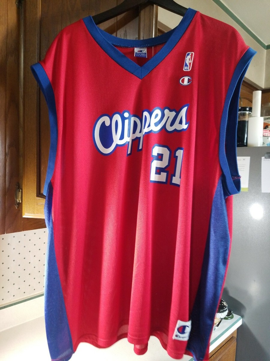 VINTAGE DARIUS MILES Los Angeles Clippers Champion Jersey