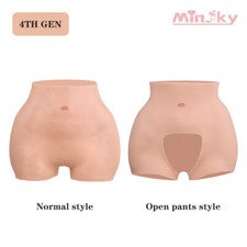 Realistic Silicone Panty Plump Hips Underwear Thickened Shapewear Crossdresser