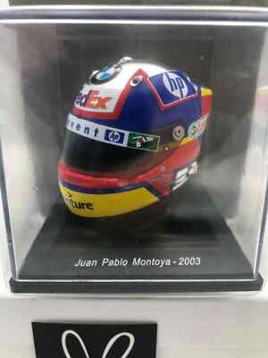 Die Cast 'Juan Pablo Montoya 2003' Helmets Of The Greatest Drivers Ever 1/5