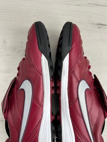 Nike Tiempo Mystic 3 TF Indoor Football Cleats Soccer Leather Burgundy US9.5 - 第 12/14 張圖片