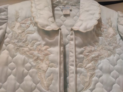sara beth robe vintage 70s quilted polyester zippered unused Small pristine cond - Picture 14 of 22