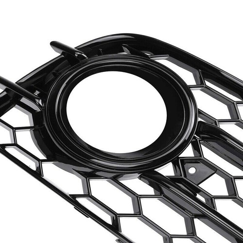 Lámpara antiniebla HONEYCOMB cubierta rejilla se adapta a Audi A4 B8 S-Line S4 parachoques 2008~2012 - Imagen 9 de 10