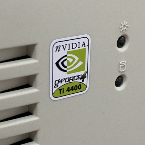 NVidia TNT2 RIVA Geforce 2 3 Ti4200 256 Vintage Retro PC Etui Abzeichen Aufkleber RTX - Bild 10 von 15