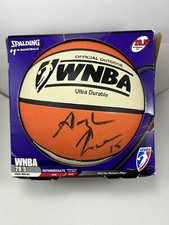 Asjha Jones Signed Connecticut Sun WNBA  Basketball AUTO UCONN Huskies (C)