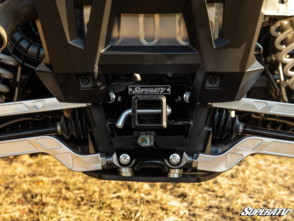 Engate receptor traseiro SuperATV 2" para Polaris RZR XP Turbo S (2018-2021) - Preto - Imagem 3 de 4
