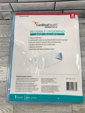 Washable Underpads 36"X54" with 4-Layer Protection Reusable Waterproof 1 Pack 