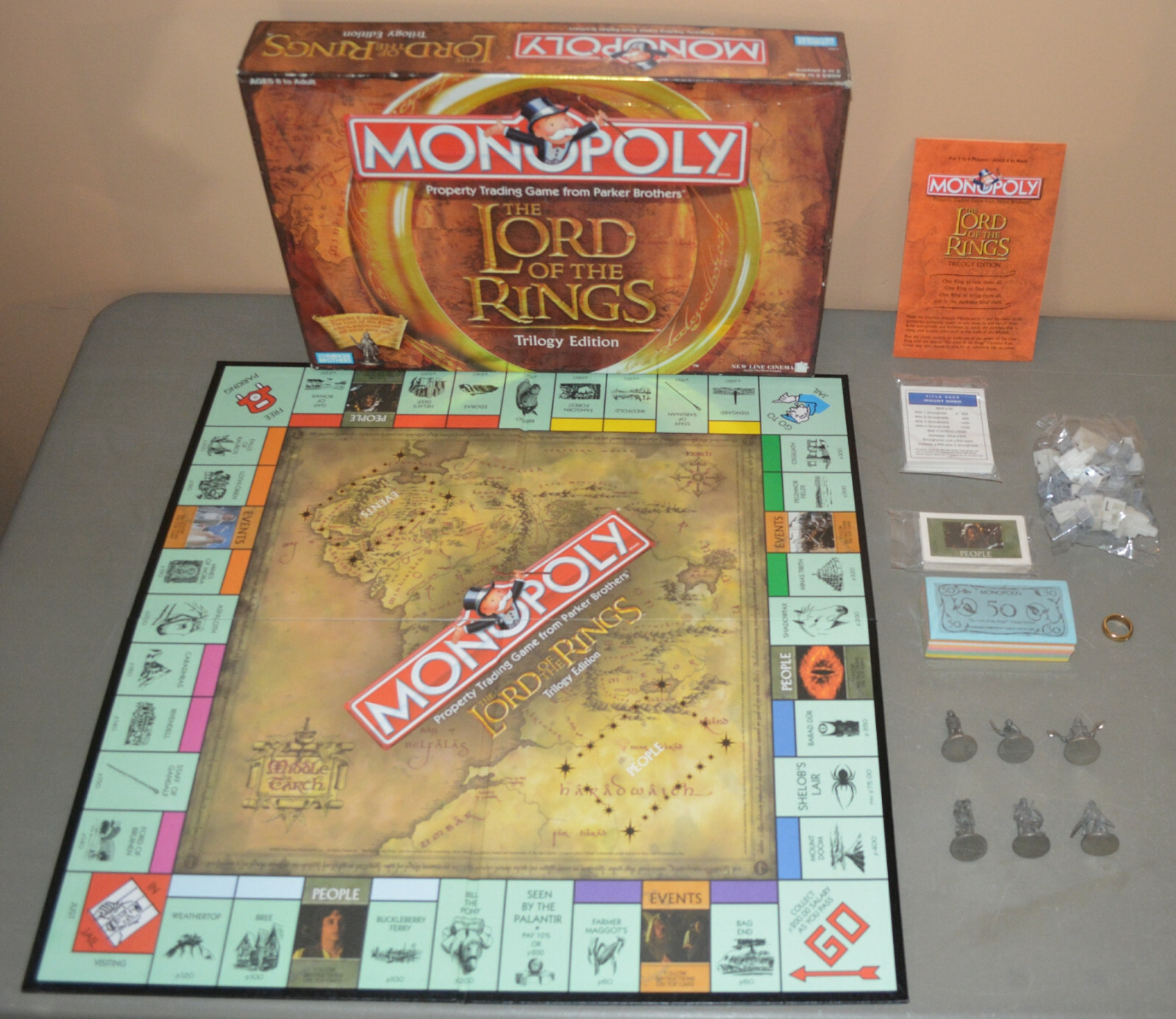 Juego de mesa El Señor de los Anillos Edición Trilogía - Hasbro - COMPLETO 76930416037 | eBay