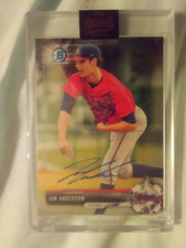2022 Topps Archives Ian Anderson bowman chrome Encased Buyback Rookie Auto #2/17