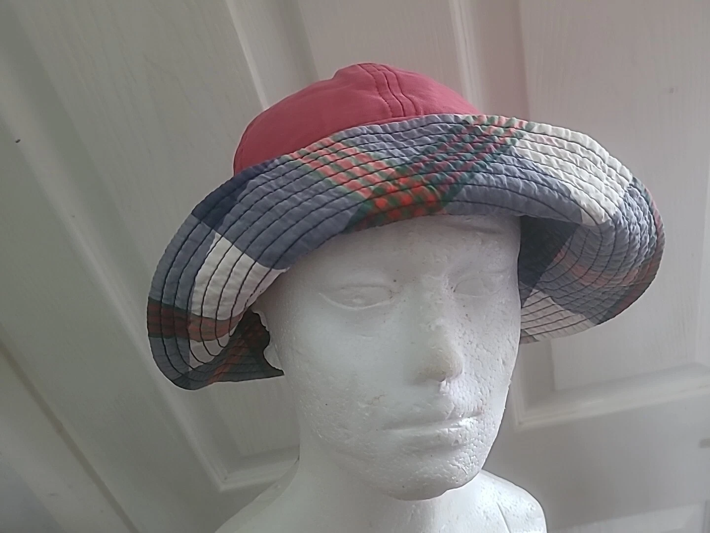 Chapeau seau femme Christian Dior sport vintage bordeaux taille M