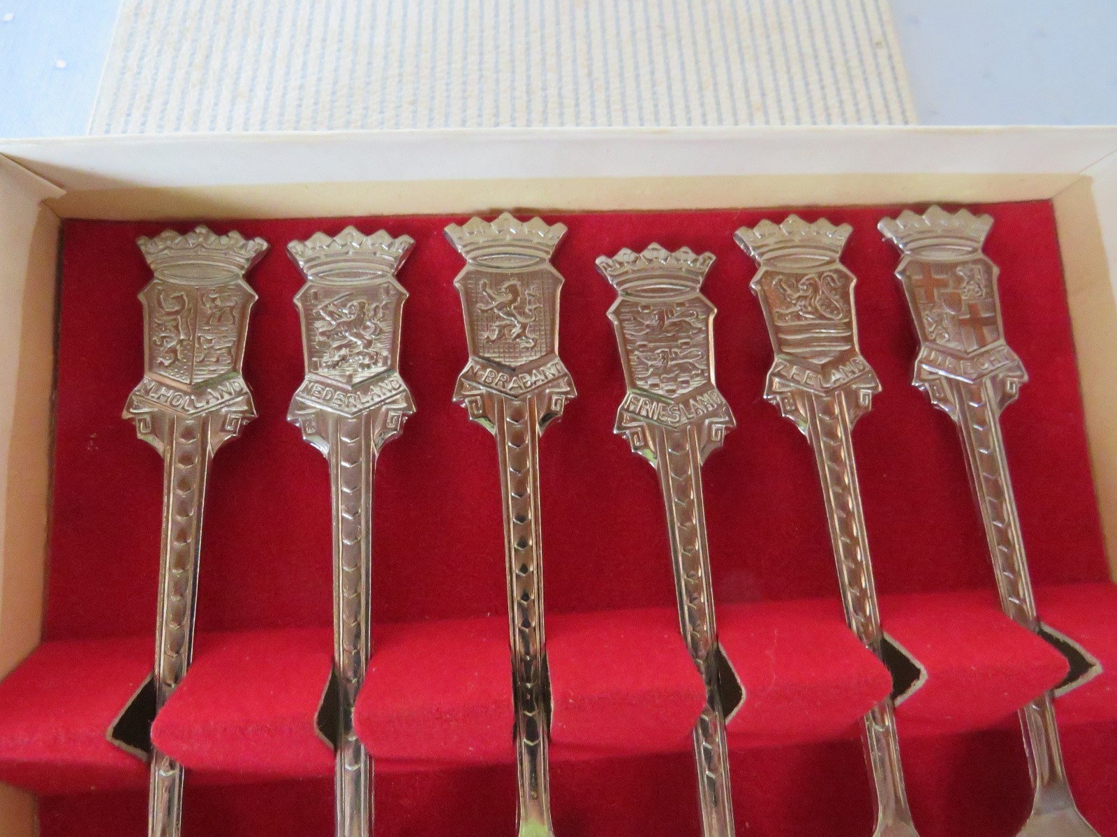 6 Löffel & 6 Gabeln mit Krone Andenken Niederlande Holland Speculum