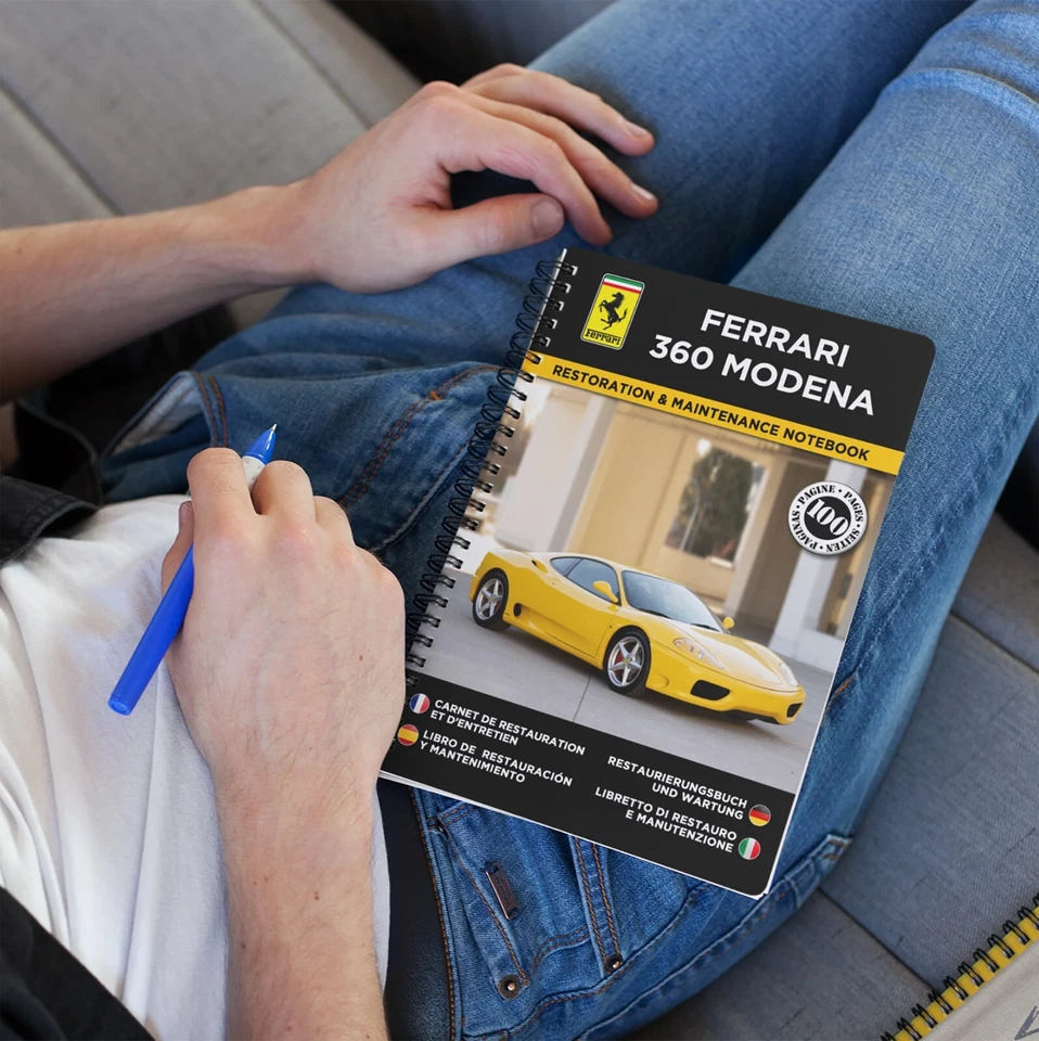 FERRARI 360 MODENA : Libretto Di Restauro E Manutenzione - CONSEGNA GRATUITA - Immagine 2 di 4