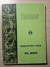 Kramer Schlepper KL200 Ersatzteilliste 