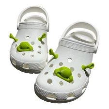 Shrek Crocs Croc Charm Shrek Meme Jibbitz 4 Ears + 2 Nose