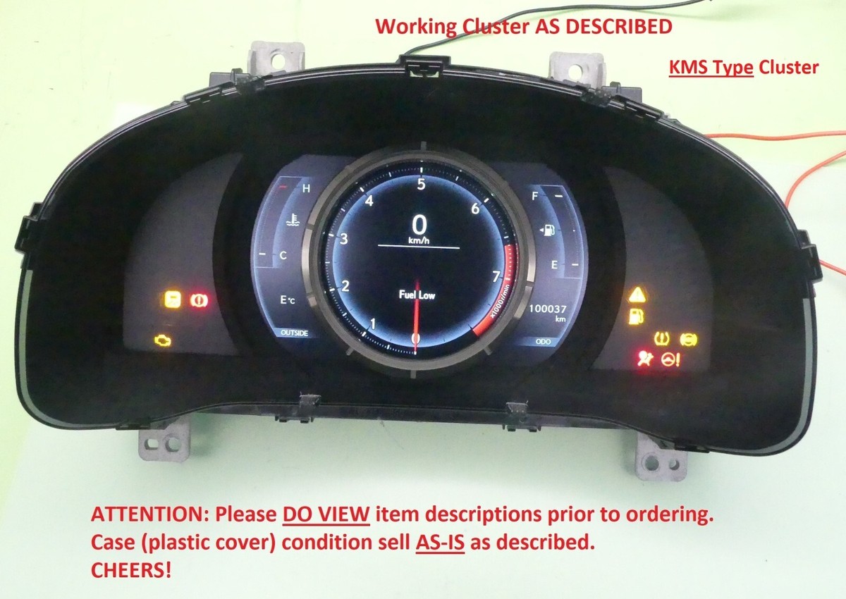 07/13-10/16 Lexus IS250 IS350 IS200t F Sport Instrument Cluster