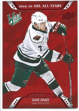 20-21 Upper Deck AHL 2019-20 AHL All-Stars Red Parallel Sam Anas #213