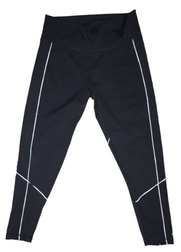 Spodnie sportowe Adidas rozmiar Large czarne skinny bieganie chodzenie 12 14 - Zdjęcie 1 z 4