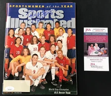 Brandi Chastain Signed '99 Sports Illustrated JSA AUTO Soccer U.S World Cup WOW!